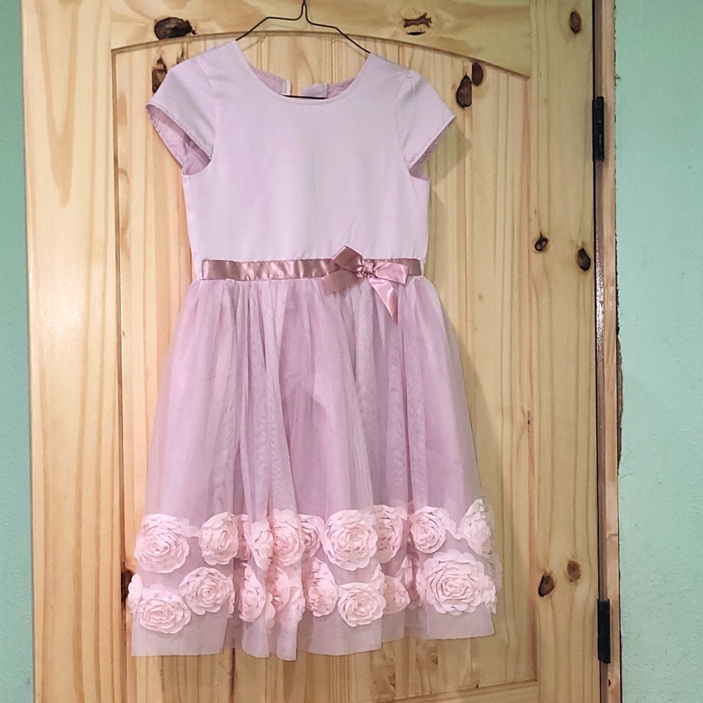 Girls 7/8, Light pink, Nicole Miller New York dress